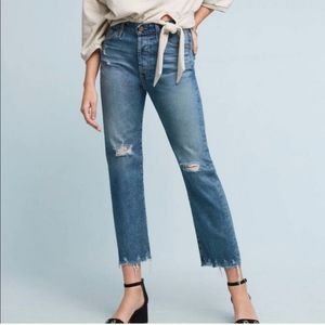 NWOT AG Adriano Goldschmied The Sloan Crop Vintage Straight Leg Jeans